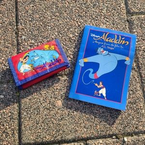 Vintage Aladdin Book & Wallet